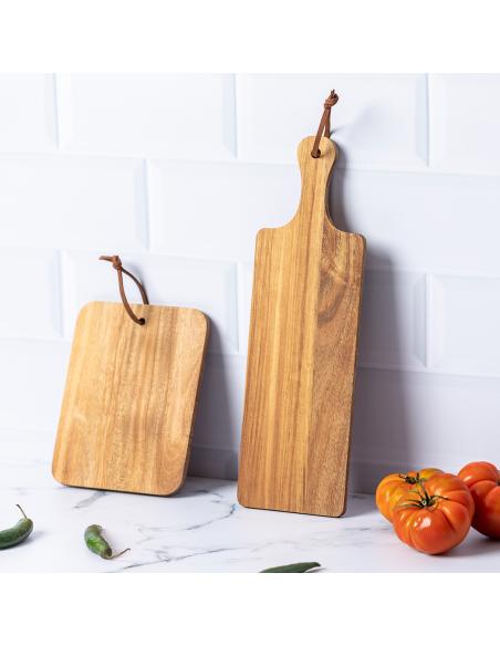 Tabla de cocina de madera rectangular Barakaldo PERSONALIZABLE