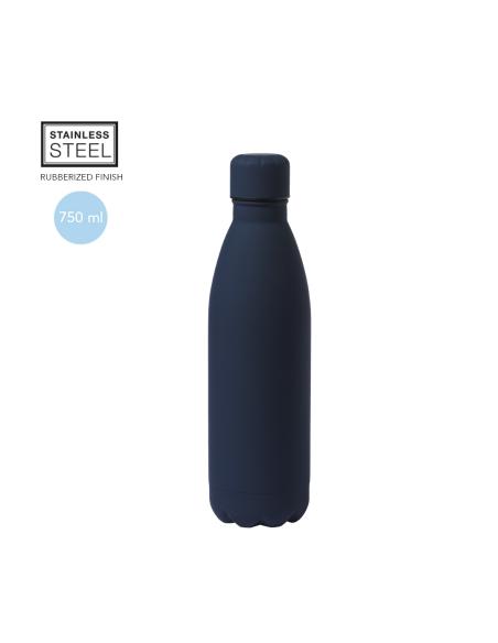 Botella agua de acero inoxidable Porto acabado goma sin BPA 790ml PERSONALIZABLE