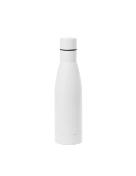 Botella agua de acero inoxidable Augusta acabado goma sin BPA 750ml PERSONALIZABLE