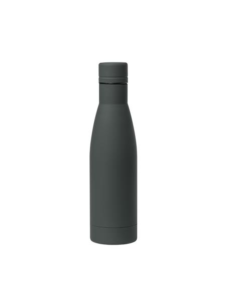 Botella agua de acero inoxidable Augusta acabado goma sin BPA 750ml PERSONALIZABLE