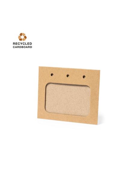 Identificador de cartón reciclado Tripoli PERSONALIZABLE