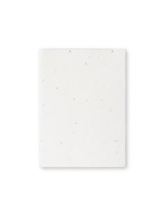 Bloc de notas auto-adhesivas Alexandria de papel kraft con cubierta en papel semillas PERSONALIZABLE