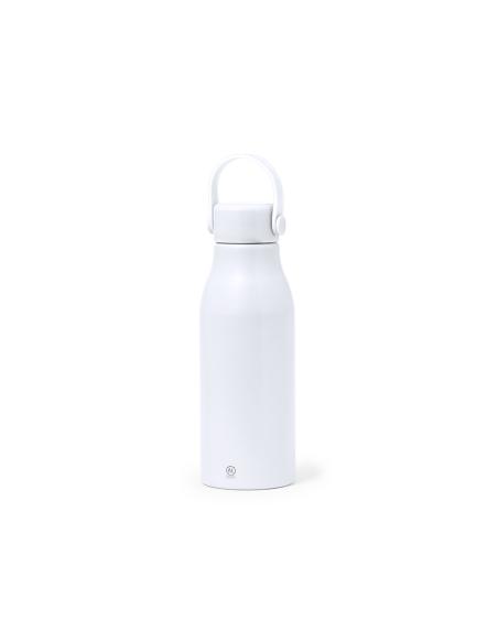 Botella agua de aluminio reciclado Ávila con asa transporte sin BPA 700ml PERSONALIZABLE