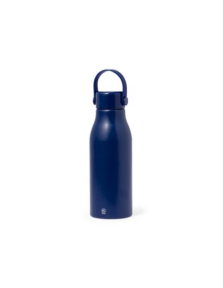 Botella agua de aluminio reciclado Ávila con asa transporte sin BPA 700ml PERSONALIZABLE