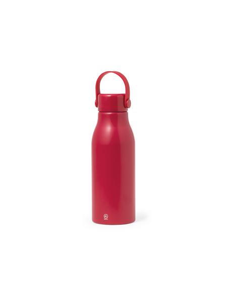 Botella agua de aluminio reciclado Ávila con asa transporte sin BPA 700ml PERSONALIZABLE
