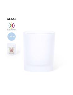 Vaso de cristal reutilizable Douala especial sublimación 330ml PERSONALIZABLE 2
