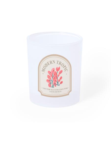 Vaso de cristal reutilizable Douala especial sublimación 330ml PERSONALIZABLE
