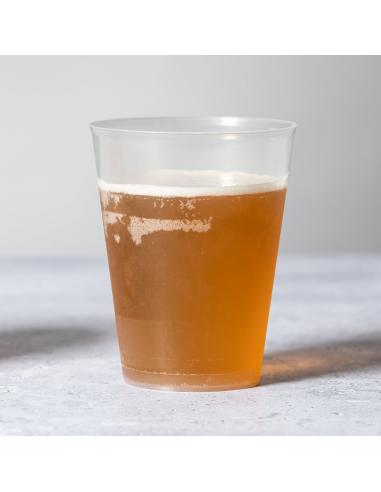 Vaso de PP Indore reutilizable con acabado translúcido flexible 500ml PERSONALIZABLE
