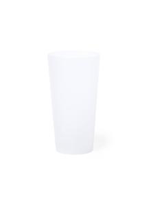 Vaso de PP Ilok reutilizable con acabado translúcido 400ml PERSONALIZABLE