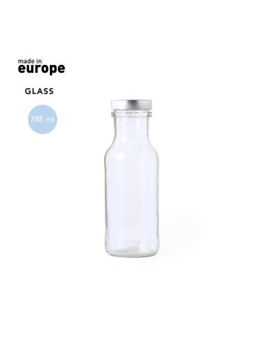 Botella de cristal Ferrol con tapón metálico sin BPA 785ml PERSONALIZABLE