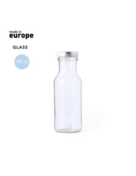 Botella de cristal Ferrol con tapón metálico sin BPA 785ml PERSONALIZABLE