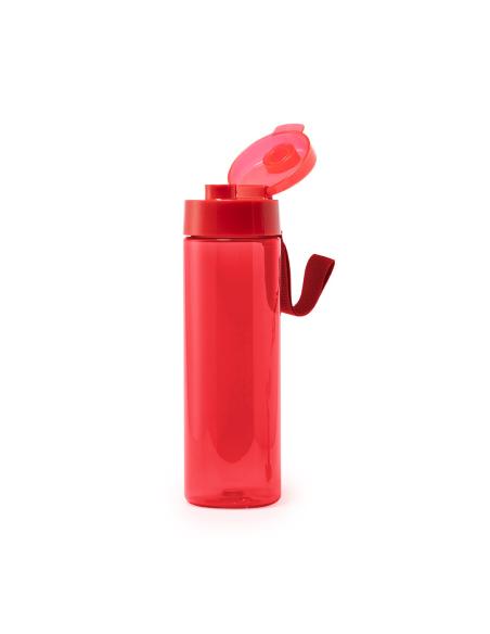Botella agua reutilizable tritán Pamplona sin BPA con tapa y boquilla 600ml PERSONALIZABLE