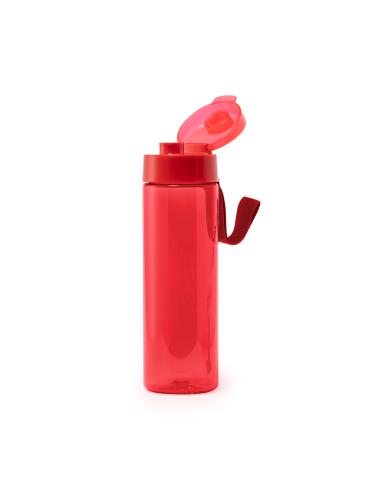 Botella agua reutilizable tritán Pamplona sin BPA con tapa y boquilla 600ml PERSONALIZABLE
