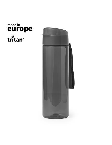 Botella agua reutilizable tritán Pamplona sin BPA con tapa y boquilla 600ml PERSONALIZABLE