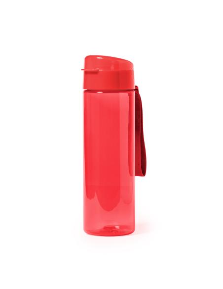 Botella agua reutilizable tritán Pamplona sin BPA con tapa y boquilla 600ml PERSONALIZABLE
