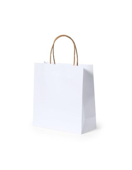 Bolsa de papel reciclado pequeña Tarragona 100g/m2 PERSONALIZABLE