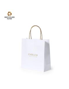Bolsa de papel reciclado pequeña Tarragona 100g/m2 PERSONALIZABLE 2
