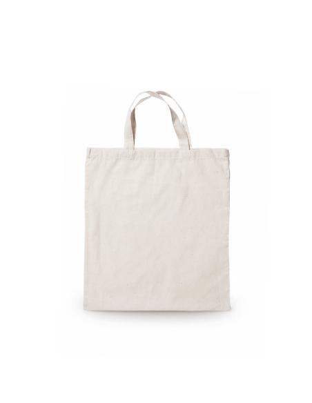 Bolsa de tela Istanbul algodón 105g/m2 natur asas cortas PERSONALIZABLE