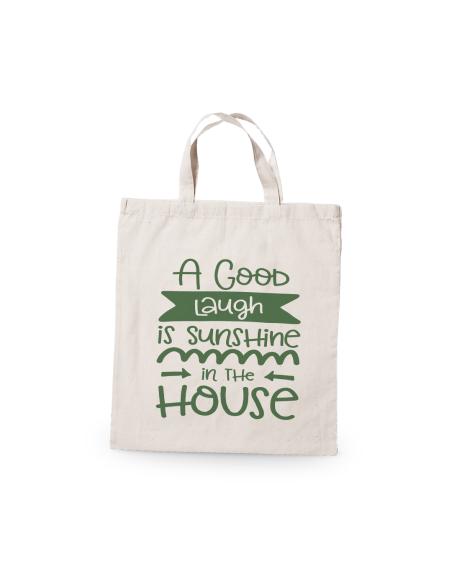 Bolsa de tela Istanbul algodón 105g/m2 natur asas cortas PERSONALIZABLE
