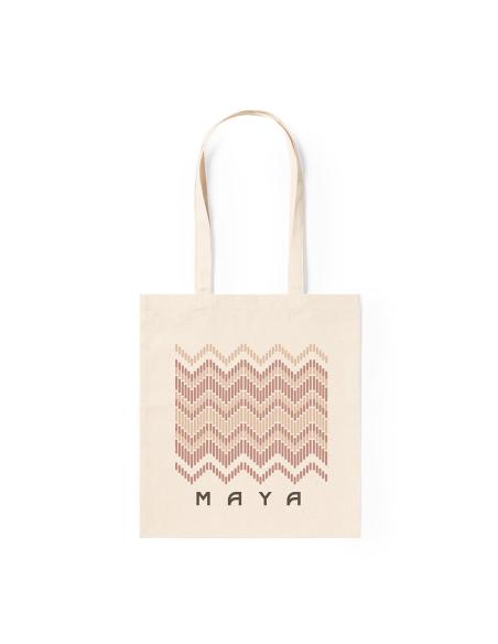 Bolsa de tela Moree algodón 105g/m2 natur asas largas PERSONALIZABLE
