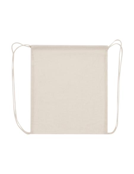 Bolsa de tela Düren algodón con cuerdas 100g/m2 natur PERSONALIZABLE