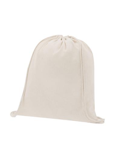 Bolsa de tela Düren algodón con cuerdas 100g/m2 natur PERSONALIZABLE