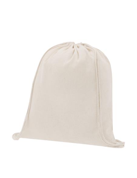 Bolsa de tela Düren algodón con cuerdas 100g/m2 natur PERSONALIZABLE