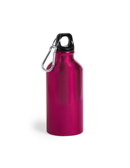 Botella agua de aluminio Mittagong con mosquetón sin BPA 400ml PERSONALIZABLE