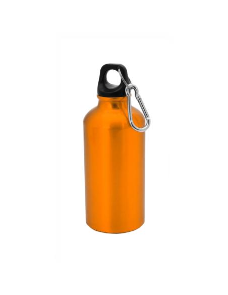 Botella agua de aluminio Mittagong con mosquetón sin BPA 400ml PERSONALIZABLE