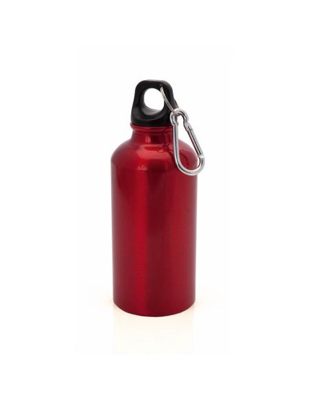 Botella agua de aluminio Mittagong con mosquetón sin BPA 400ml PERSONALIZABLE