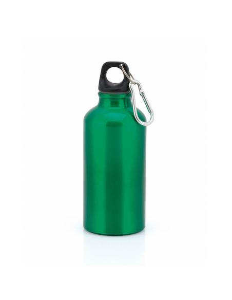 Botella agua de aluminio Mittagong con mosquetón sin BPA 400ml PERSONALIZABLE