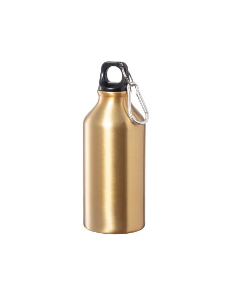 Botella agua de aluminio Mittagong con mosquetón sin BPA 400ml PERSONALIZABLE