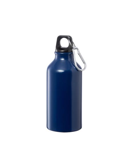 Botella agua de aluminio Mittagong con mosquetón sin BPA 400ml PERSONALIZABLE
