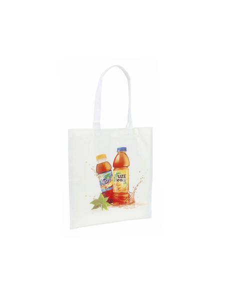Bolsa Schwerin de non-woven 80g/m2 especial sublimación asas largas PERSONALIZABLE