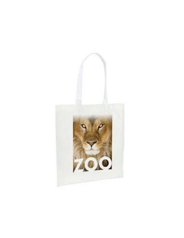 Bolsa Schwerin de non-woven 80g/m2 especial sublimación asas largas PERSONALIZABLE