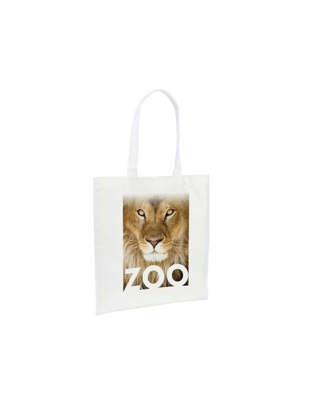 Bolsa Schwerin de non-woven 80g/m2 especial sublimación asas largas PERSONALIZABLE