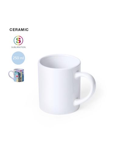 Taza cerámica Florencia clásica especial sublimación 250ml PERSONALIZABLE
