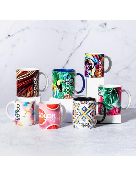 Taza cerámica Florencia clásica especial sublimación 250ml PERSONALIZABLE