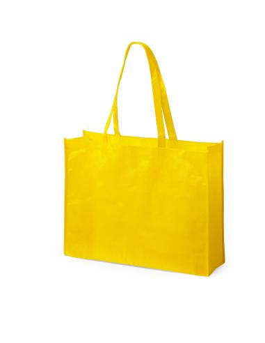 Bolsa de non-woven Watford 80g/m2 asas largas y fuelle varios colores PERSONALIZABLE