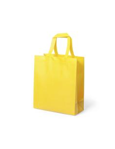 Bolsa Gwangju de non-woven 110g/m2 asas cortas y fuelle varios colores muy resistente PERSONALIZABLE
