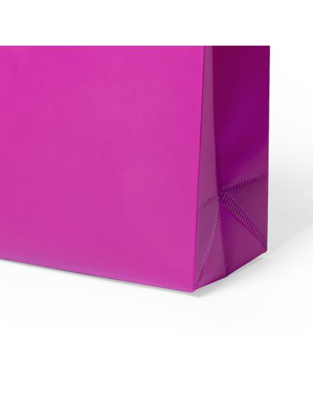 Bolsa Gwangju de non-woven 110g/m2 asas cortas y fuelle varios colores muy resistente PERSONALIZABLE