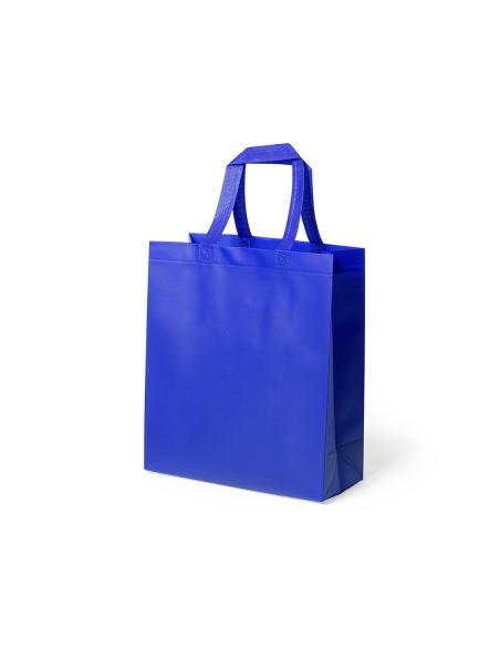 Bolsa Gwangju de non-woven 110g/m2 asas cortas y fuelle varios colores muy resistente PERSONALIZABLE