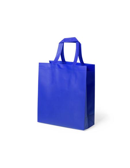 Bolsa Gwangju de non-woven 110g/m2 asas cortas y fuelle varios colores muy resistente PERSONALIZABLE