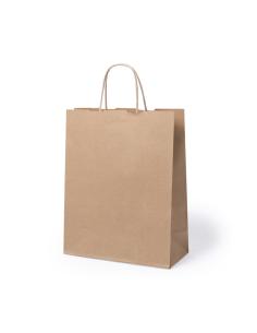 Bolsa de papel reciclado Barrow mediana 100g/m2 kraft PERSONALIZABLE