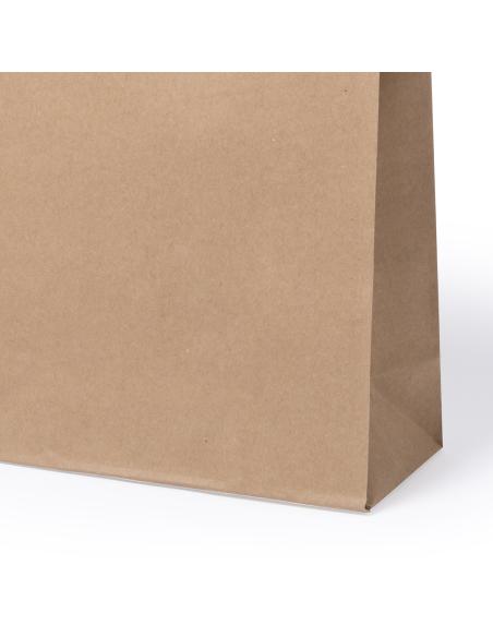Bolsa de papel reciclado Barrow mediana 100g/m2 kraft PERSONALIZABLE
