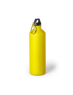 Botella agua de aluminio Siegen con mosquetón sin BPA 800ml PERSONALIZABLE