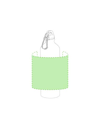 Botella agua de aluminio Siegen con mosquetón sin BPA 800ml PERSONALIZABLE