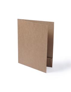 Carpeta porta documentos A4 Reading de cartón reciclado con solapas interiores PERSONALIZABLE