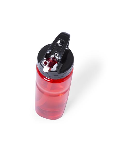 Botella agua reutilizable tritán Tarrasa sin BPA con pajita 650ml PERSONALIZABLE