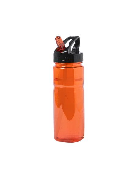 Botella agua reutilizable tritán Tarrasa sin BPA con pajita 650ml PERSONALIZABLE